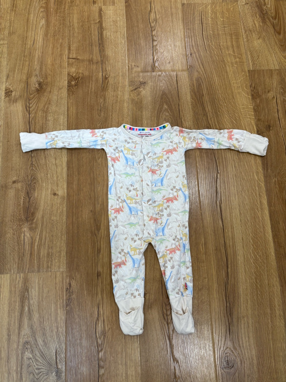 Magnetic Me Dinosaur Bamboo Onesie